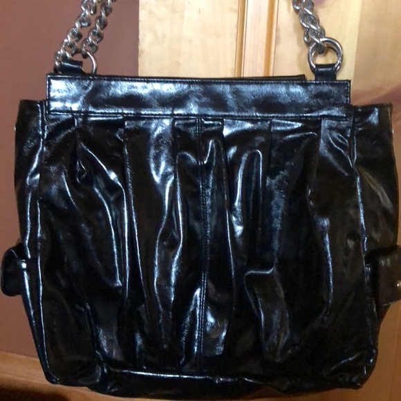 Black Patent Miche Prima Shell - Picture 2 of 3